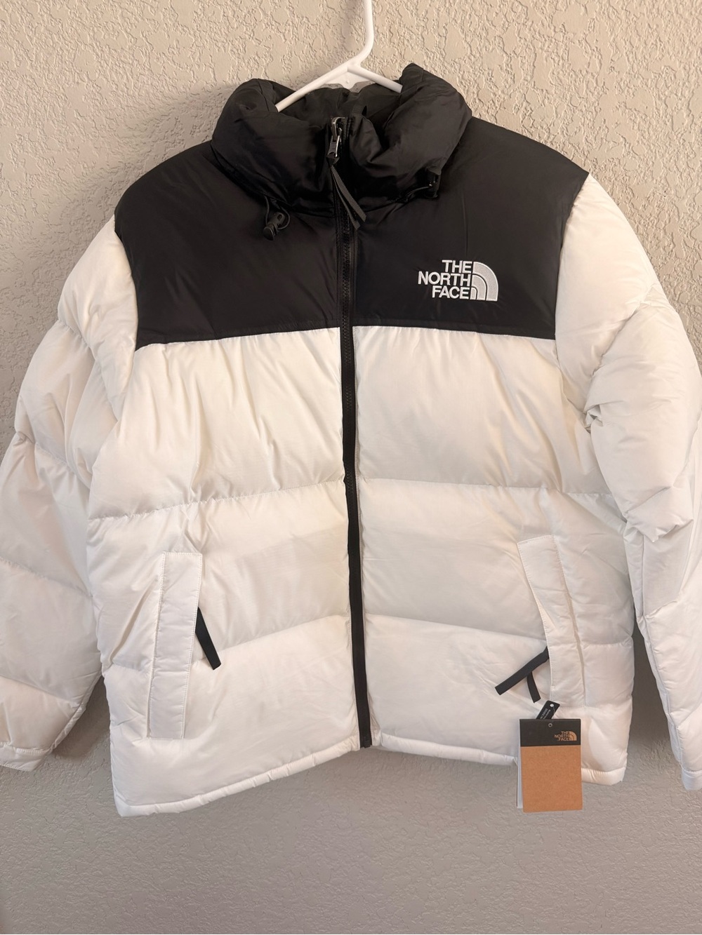 The North Face Men's Black & White Puffer Jacket